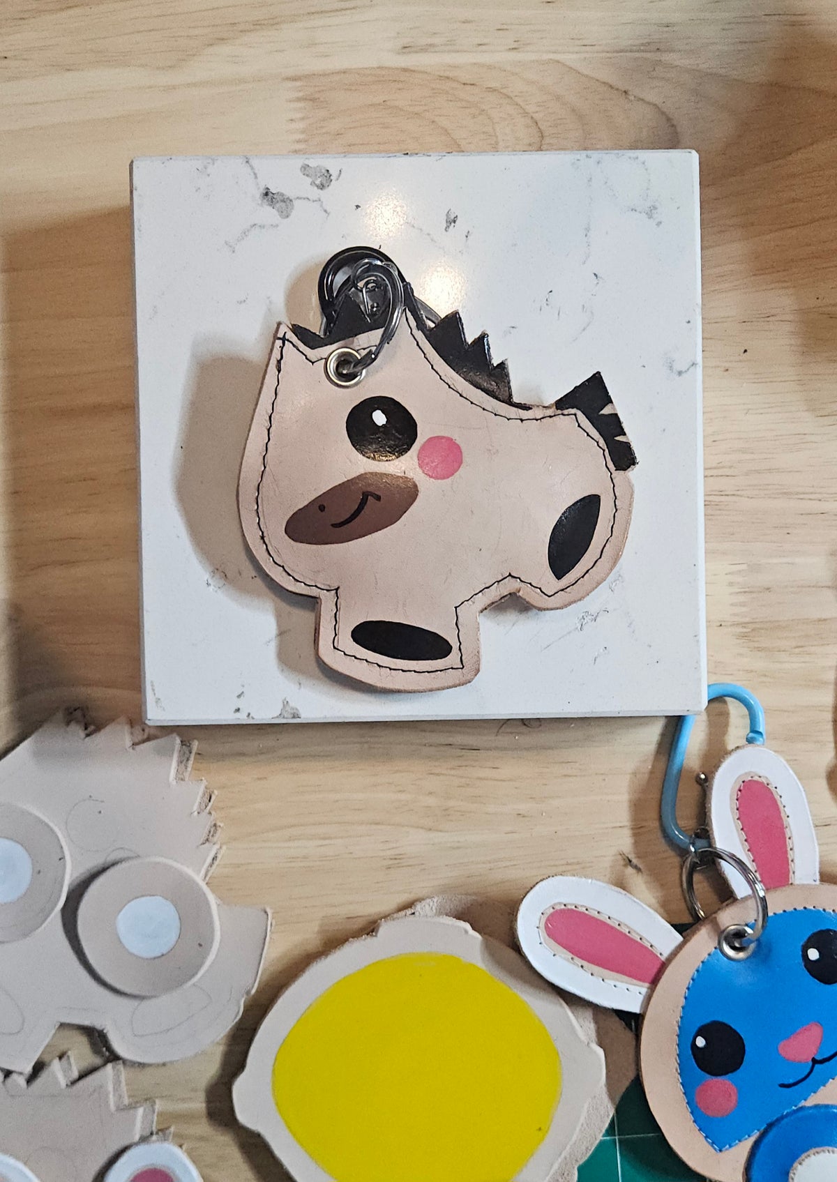 Horseze Leather Keychain