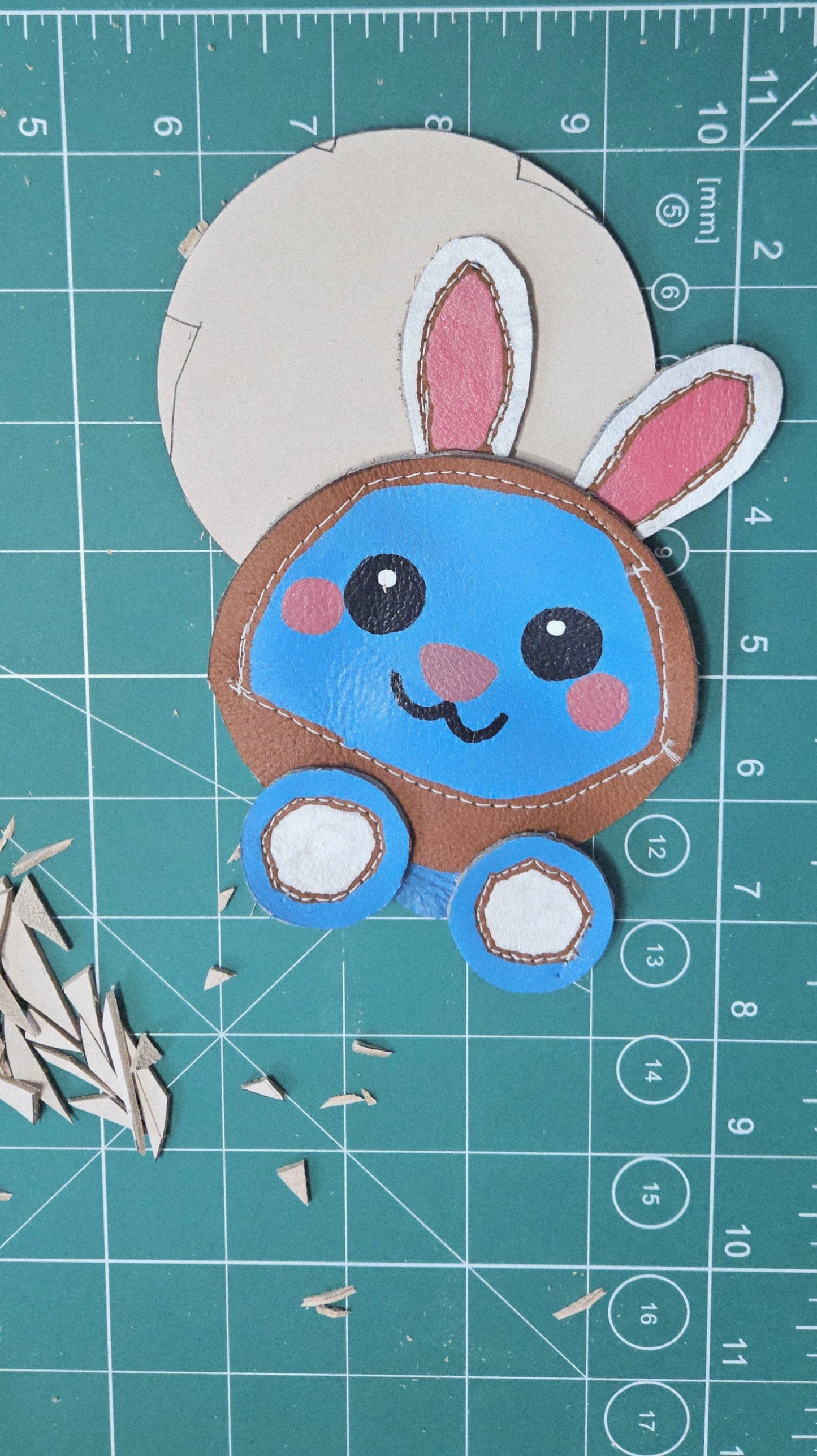 RabbitRose Key Chain