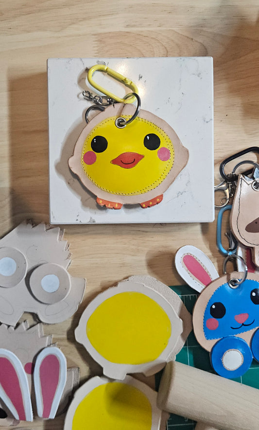 CapeBirdie Leather Keychain